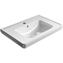 GSI - classic lavabo en céramique 75x50cm, blanc ExtraGlaze