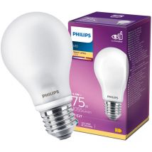 Signify - Ampoule led classic en verre E27 8,5W 2700K A60 chaud Philips