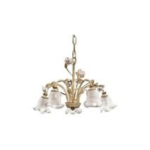 Ferroluce - classic siena C1185-5-02, Lampe de plafond en céramique,