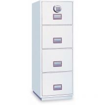 Classificatore Ignifugo Serratura Elettronica 4 Cassetti Technomax 1471X528X675Mm