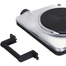 Clatronic - Placa de cocción doble de acero inoxidable 2 placas 2500W placa eléctrica placas con protección contra sobrecalentamiento dkp 3668 e