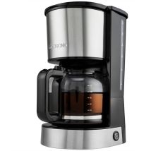 Clatronic - ka 3808 Cafetière acier inoxydable Nombre de tasse=12 fonction de conservation de la chaleur, verseuse en ver