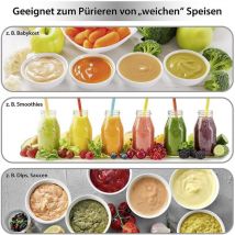 Stabmixer sm 3577 180W mit Mixbehälter