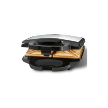 Clatronic - st 3778 sandwichera 750 w Negro, Acero inoxidable