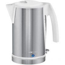 Clatronic - wks 3288 Bouilloire Éectrique 1,7 l, Acier Inoxydable sans bpa, sans Fil 2200W Blanc