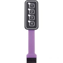 Clavier à membrane Apem AC3559ILL matrice 1 x 4 1 pc(s)