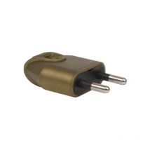 Debflex - 713030 - Clavija Macho 2P 6A Recta Oro