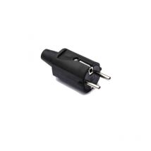 Clavij.goma negra 16A 250V 4.8MM Famatel