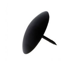 Caja de: 25 Uds. Clavo Chapa Redondo Liso 20 mm Negro R.19