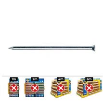 Celo - Clavo Acero Zincado 3.4mmx60mm Metalizado Caja100 Alta Tenacidad Encofrados Madera