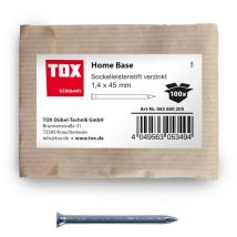 Clavos para zócalos Home Base 1,4x45 mm (100 unid.) galvanizados