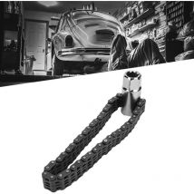 Clé à chaîne robuste de 14 cm pour filtre à huile, outils universels de réparation automobile