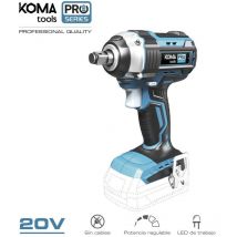 Koma Tools - E3/08783 cle a chocs 20V brushless (sans batterie et chargeur) 16x23.5cm pro series battery