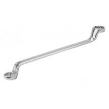 Clé polygonale double longue, coudée, métrique, finition chromée - Bahco