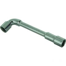 Clé à pipe débouchée 24 mm longueur 270 mm chrome 6 pans - S12238