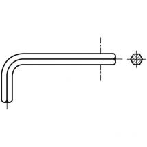 Cle allen 17mm Longueur 350mm