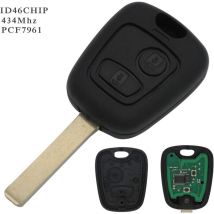 Clé complète avec électronique à programmer plip Peugeot 107 207 307 407 106 206 306 406 Citroen C1 C2 C3 C4 C5 C6 C8 Xsara Saxo Berlingo boîtier