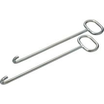 Harke - Crochet De Levage De Plaque D'Égout Longueur 600 Mm Avec U-crochet Galvanisé