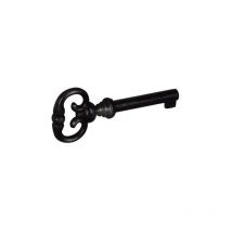Clé cuisse, Zamak vieux fer, L.70mm, Tige 37mm, 1 pièce avec visserie.