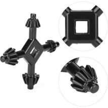 Beijiyi - Clé de mandrin multi-perceuse en acier 4 en 1 pour outils de perceuse à main pour serrer et desserrer les mandrins universels npterbl