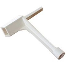 Clé d'ouverture en plastique et en forme de triangle