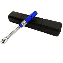Clé dynamométrique 1/4", 1-5 NM Kit de clés dynamométriques pour vélo et moto, 0,2 NM Micro réglage avec blocage, clé dynamométrique avec tête à