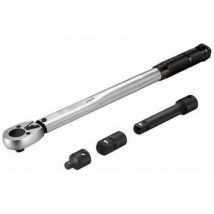 Famille - gabrielle Clé Dynamométrique, Calibré 3/8 (19-110Nm) Longueur de 37.5cm avec Certification, Convertisseur de Couple, Adaptateur, Barre