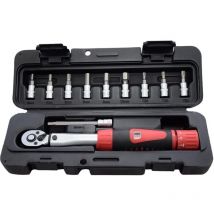 Clé dynamométrique Jeu de clés dynamométriques combinées pour entretien de vélo, clé dynamométrique prédéfinie de 2 à 24NM- Trimec