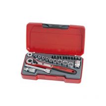 167920107 juego de llaves de vaso 1/4 T1424 24 pzas - Tengtools