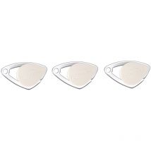 Intratone - Lot de 3 badges électroniques ivoire - badges mifare en inox 08-0110 (ne se programme que par le syndic )