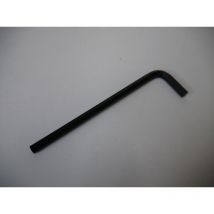 Clé mâle 6 pans coudée 6x130mm acier brunie (allen)