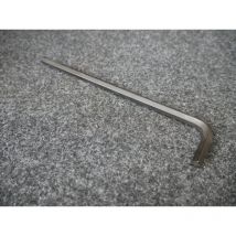 Clé mâle 6 pans coudée 8x207mm acier brunie (allen)