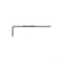 Wera - Cle male coudee inox 6 pans avec tete spherique, 2,0x101mm