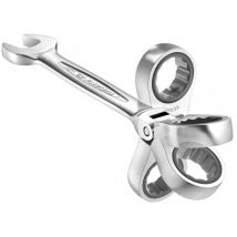 Cles mixtes a cliquet flexibles articulees Facom 467 f - dtail : 11 mm