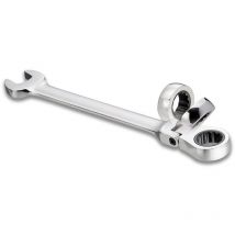 Cle mixte flexible a oeil a cliquet - dtail : clé de 18 mm