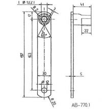 Clé triangulaire 17mm