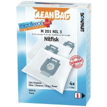 CleanBag bolsas de aspiradora m201nil3 para Nilfisk 22359500, 81846000