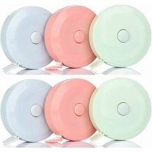 Soekavia - Mètres à Ruban Rétractable De Couture Ruban à Mesurer avec Bouton Poussoir Ruban à Mesurer pour la Mesure du Corps Petit Body Measuring