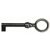 Clef x 42 ronde zamak finition vieux fer Cadap 1253/5V
