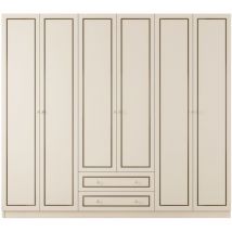 Clement 6 Door 2 Drawer Wardrobe