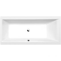 Polysan - cleo Bain rectangulaire 160x75x48cm, Matt blanc