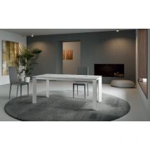 Stones - Cleo - Chaise en éco-cuir gris 4 pcs