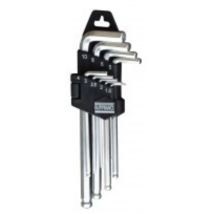 Jeu de clés 6 pans à rotule sur support - Outifrance