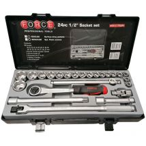 Cles a douilles 1/2 super lock metrique en coffret
