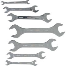 Assortiment de 7 cles fourches ultra minces extra plates Bgs Technic