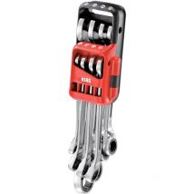 Usag U02856058 Jeu de clés mixtes à cliquet avec bague d'étanchéité 6 pièces