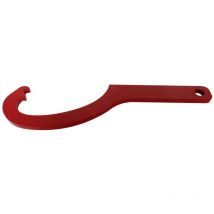 Multitanks - Clé Tricoise en acier renforcé revêtue Epoxy rouge pour raccord pompier DN65 à DN150