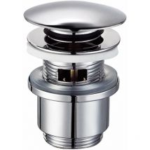 Click-Clack-Modellabfall mit Überlauf Tecom ptbct Chrom