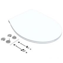 Click & Clean Schmaler, Weißer, Abnehmbarer Soft-close-sitz Bemis