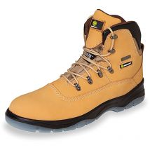 Beeswift Click Traders Dual Density PU 6in Lace-up S3 Safety Boots Nubuck 6 - CT